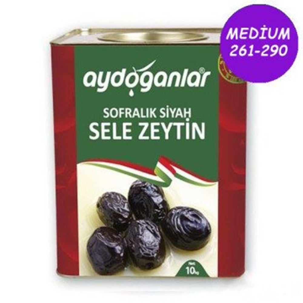 Siyah Yağlı Salamura Zeytin (261-290 M) 10 Kg