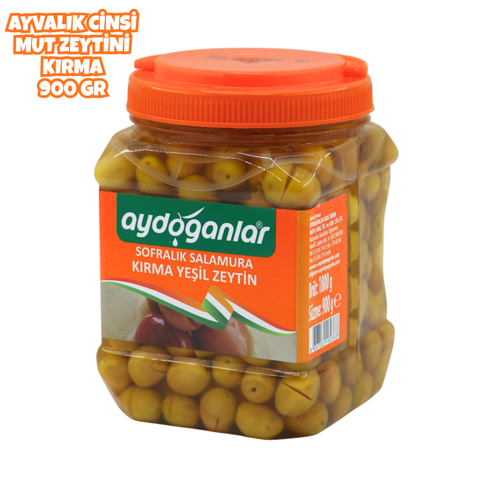 Ayvalık Kırma Yeşil Zeytin (261-290 M) 900 Gr