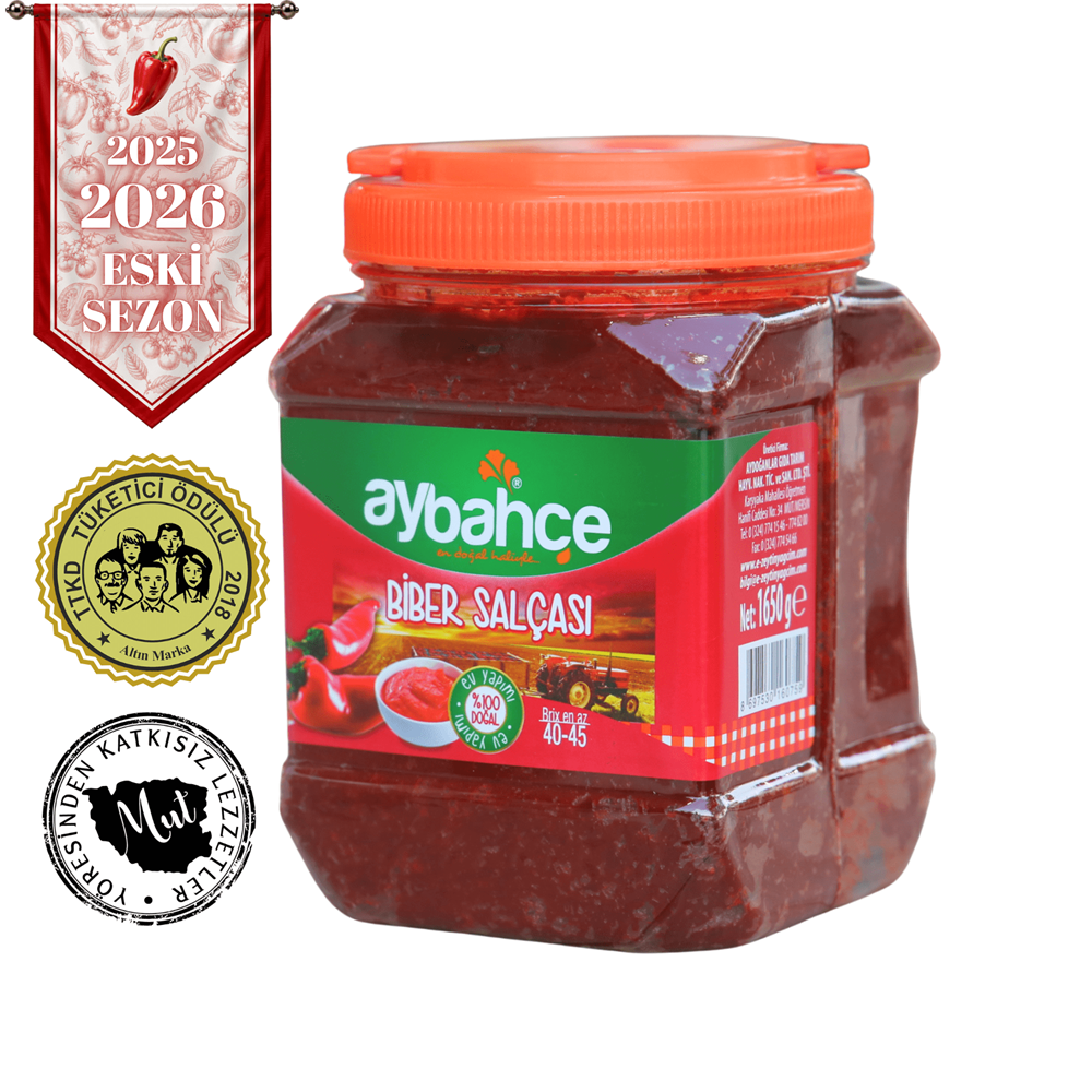 Biber Salçası (Ev Usulü) 1.650 Gr Tatlı