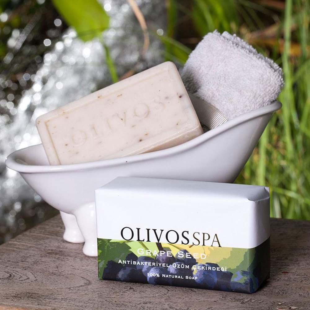 Olivos Spa Üzüm Çekirdekli Zeytinyağı Sabunu 250 Gr