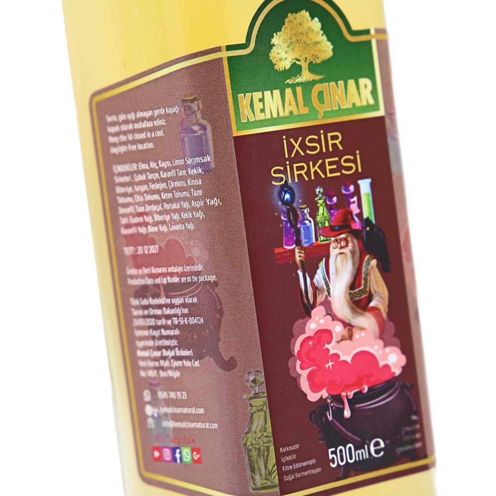 Doğal İxsir Sirkesi 500 Ml.