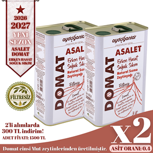 2 ADET ASALET DOMAT 3+3 Lt (Premium Seri)