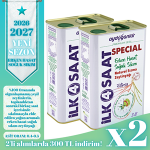 2 ADET İLK DÖRT SAAT 3+3 Lt (Premium Seri)