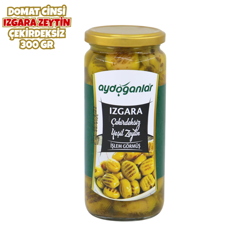 Izgara Çekirdeksiz Yeşil Zeytin 300 Gr