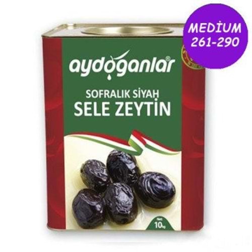 Siyah Yağlı Salamura Zeytin (261-290 M) 10 Kg