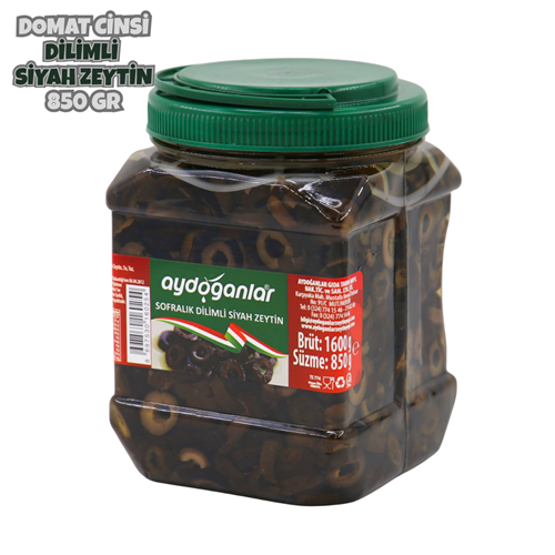 Siyah Dilimli Zeytin 850 Gr