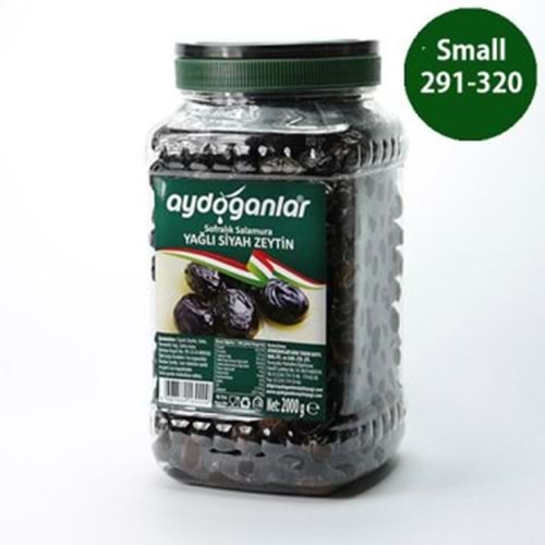 Siyah Yağlı Salamura Zeytin (291-320 S) 2000 Gr