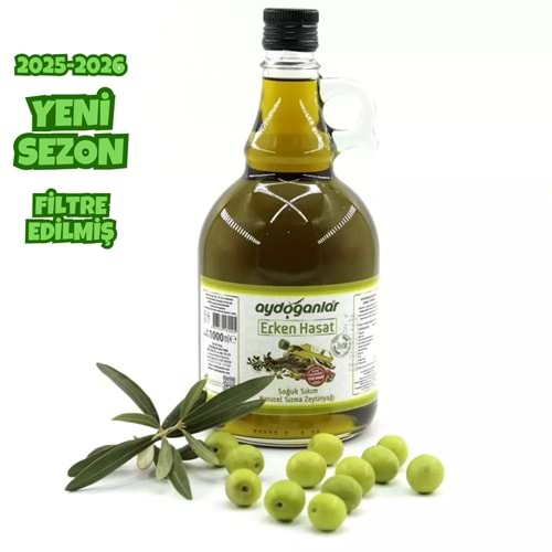 Erken Hasat Zeytinyağı Gallone Cam 1 Lt