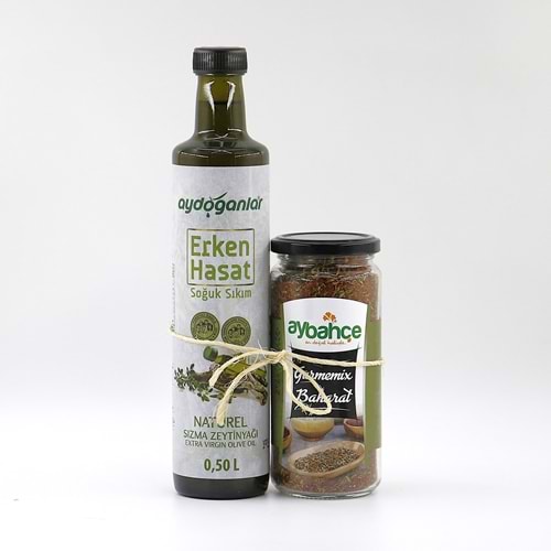 Erken Hasat Zeytinyağı ve Gurme Mix Baharat 2'li Set