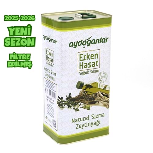 Erken Hasat Soğuk Sıkım Zeytinyağı 5 Lt