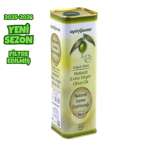 Naturel Sızma Soğuk Sıkım Zeytinyağı 2 Lt