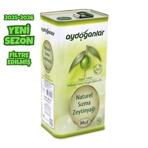 Naturel Sızma Soğuk Sıkım Zeytinyağı 5 Lt