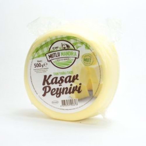 Tam Yağlı Kaşar Peyniri 500Gr