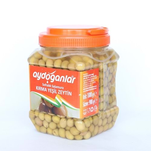 Arbequina Yeşil Kırma Zeytin 900 Gr