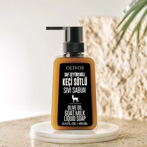 Olivos Zeytinyağlı Keçi Sütlü Sıvı Sabun 500 Ml