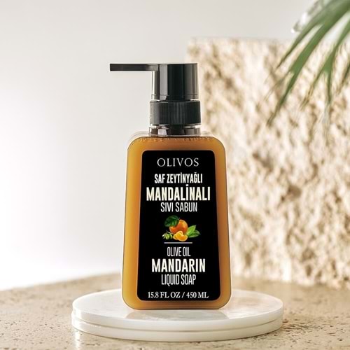 Olivos Zeytinyağlı Mandalinalı Sıvı Sabun 500 Ml