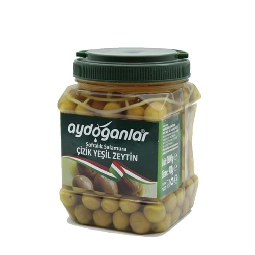 Ayvalık Çizik Yeşil Zeytin (261-290 M) 900 Gr