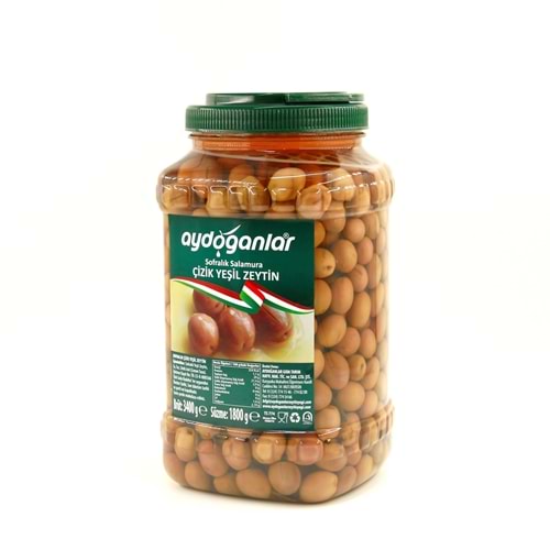 Ayvalık Çizik Yeşil Zeytin (261-290 M) 1800 Gr