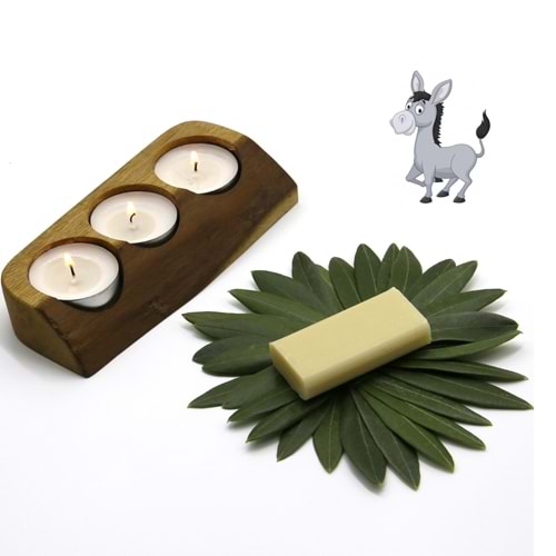 Zeytinyağlı Eşek Sütlü Mini Sabun 25 Gr