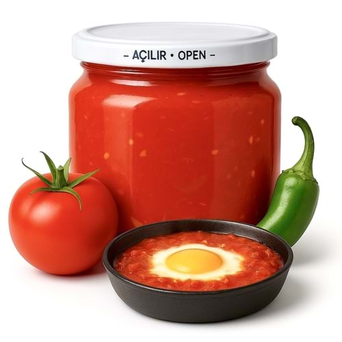 Menemenlik Hazır Sos 390 Gr. (Tatlı)
