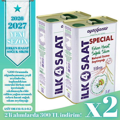 2 ADET İLK DÖRT SAAT 3+3 Lt (Premium Seri)